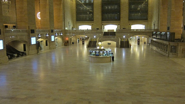 Here Are Some Eerie Photos of Now Empty New York City Subway Stations
