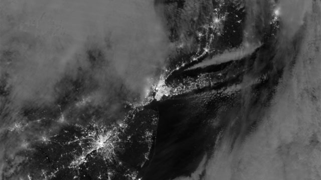 The Night the Lights Went Out: Before-and-After Sandy Images of the Tri-State Area