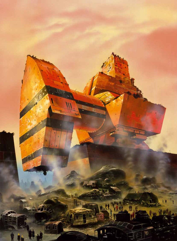 The psychedelic realism of Chris Foss' alternate worlds