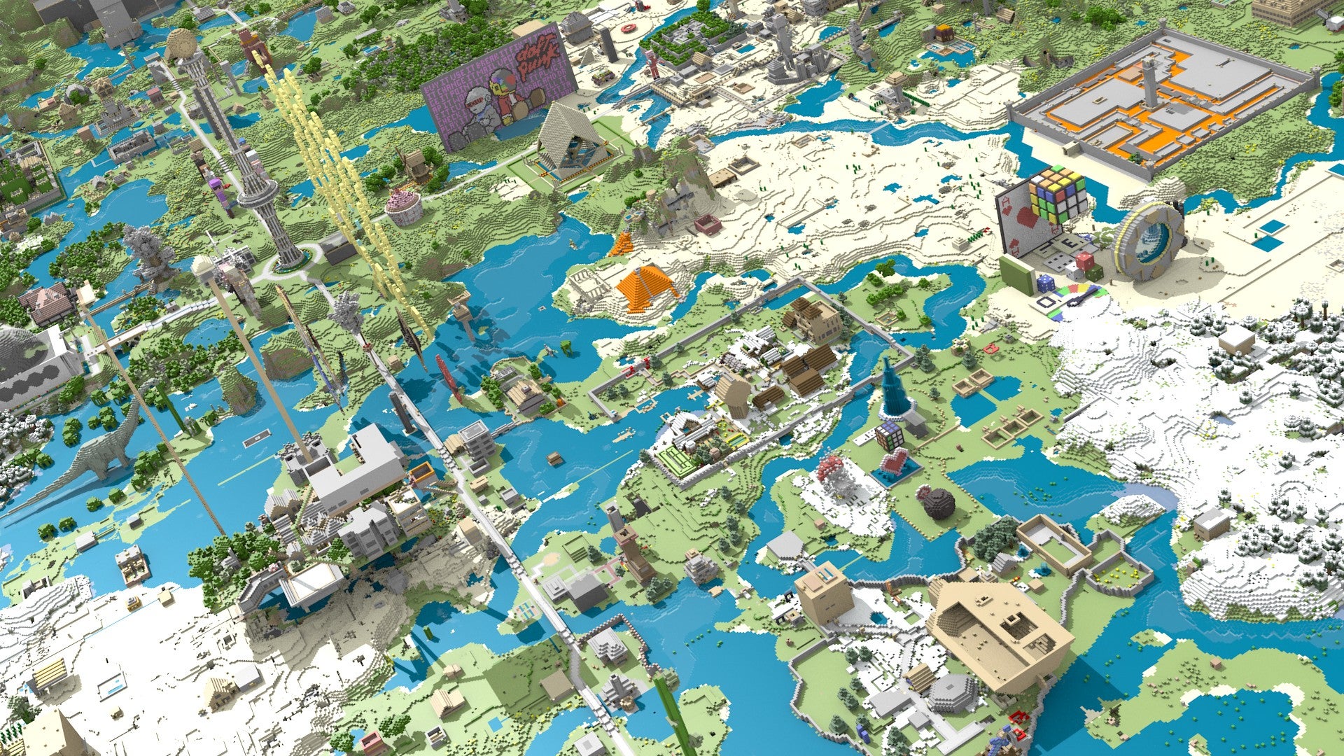 Transforming Minecraft Maps Into Stunning Works of Art