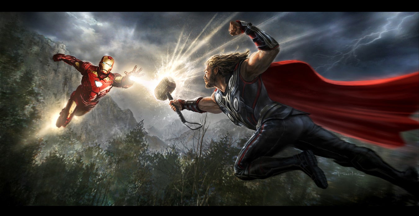Insane collection of Avengers concept art shows Thanos in action