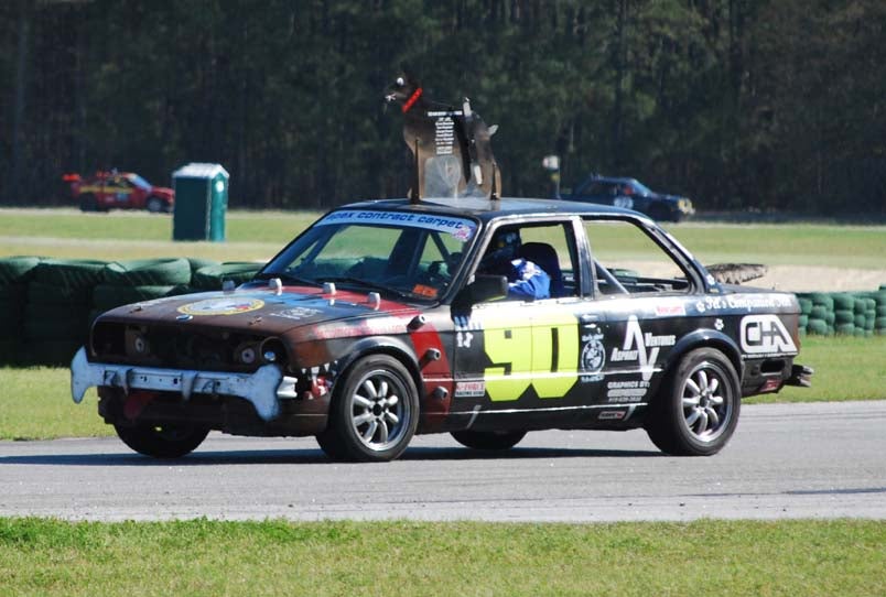 24 Hours Of LeMons South Day One: Saab Leads, Fiero In Top Ten