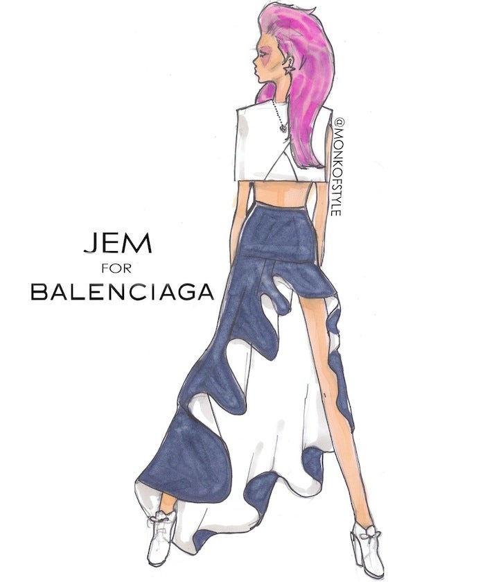 Cartoon Couture Collection gives your favorite cartoon characteres a high fashion makeover