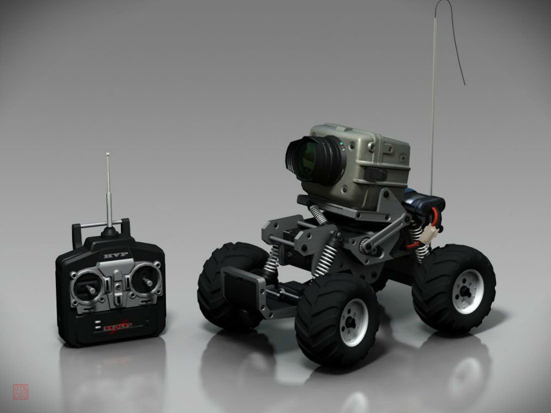 It's Tough Fighting A Robot With Giant Arms On Its Back