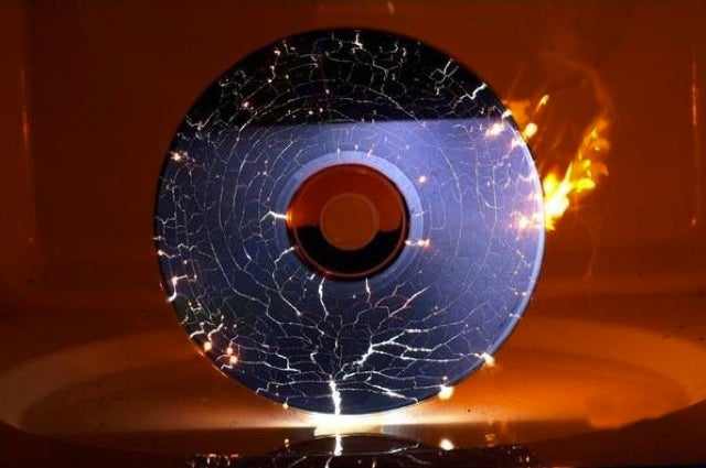 The Beauty of a Microwaved CD