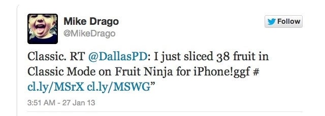 Police Department Accidentally (Helpfully?) Tweets Video Game High Score