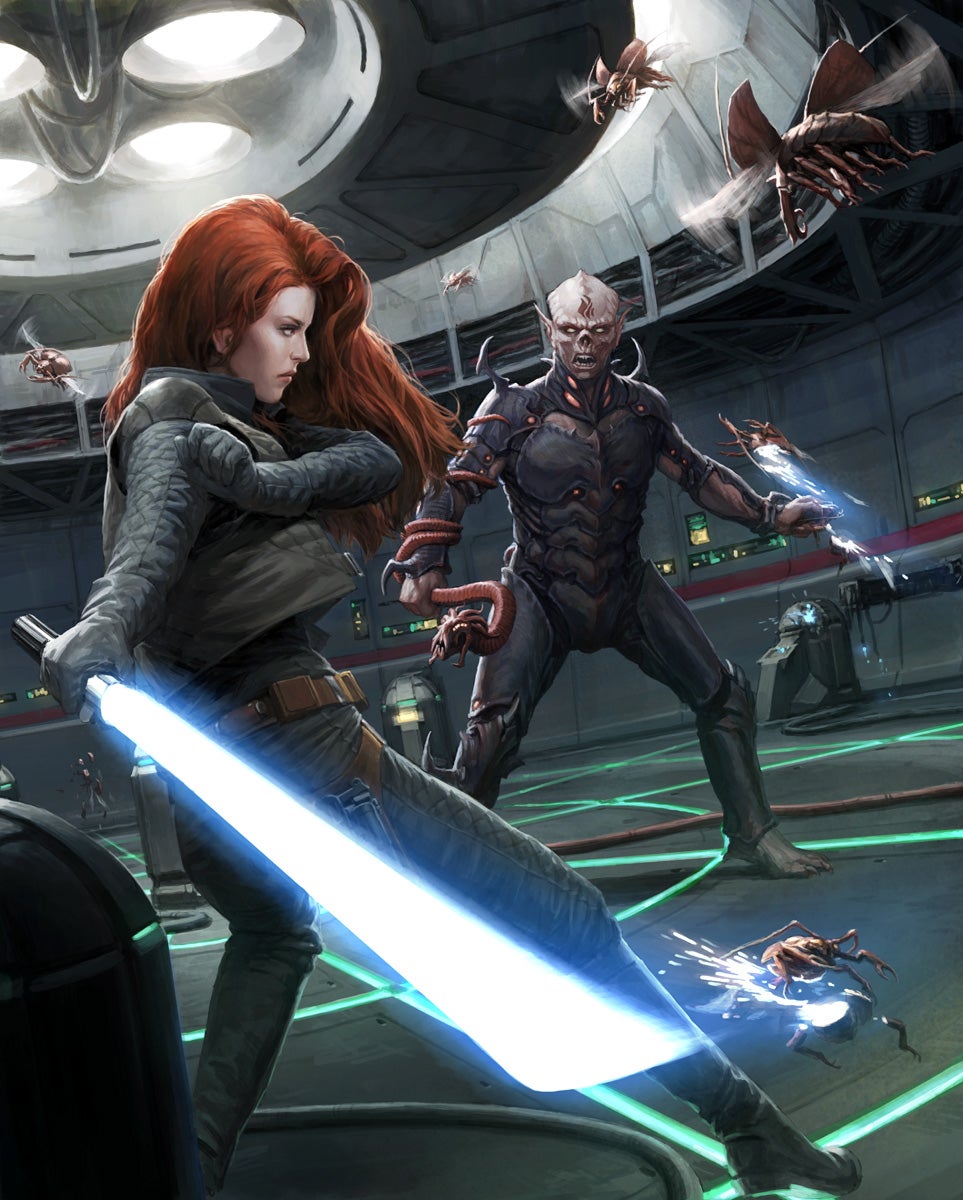 Do not underestimate the awesome power of this Star Wars art