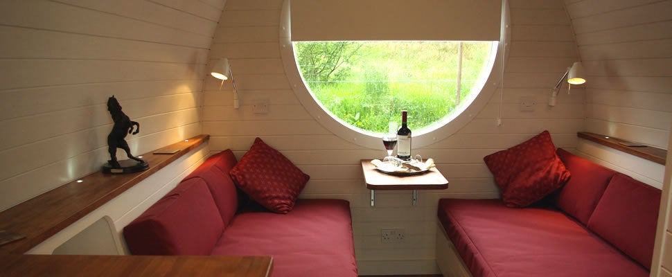 High end camping in Nessie's backyard = the perfect vacation