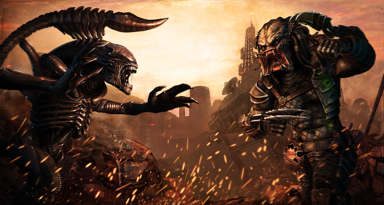 Exclusive Alien vs. Predator concept art shows what a Predator victory party looks like