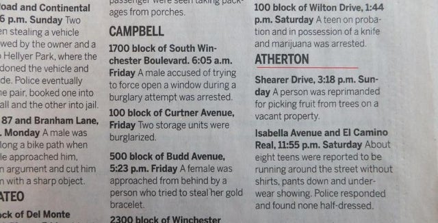 The Police Blotter for America's Third Most Expensive Zip Code is a Thing of First World Beauty