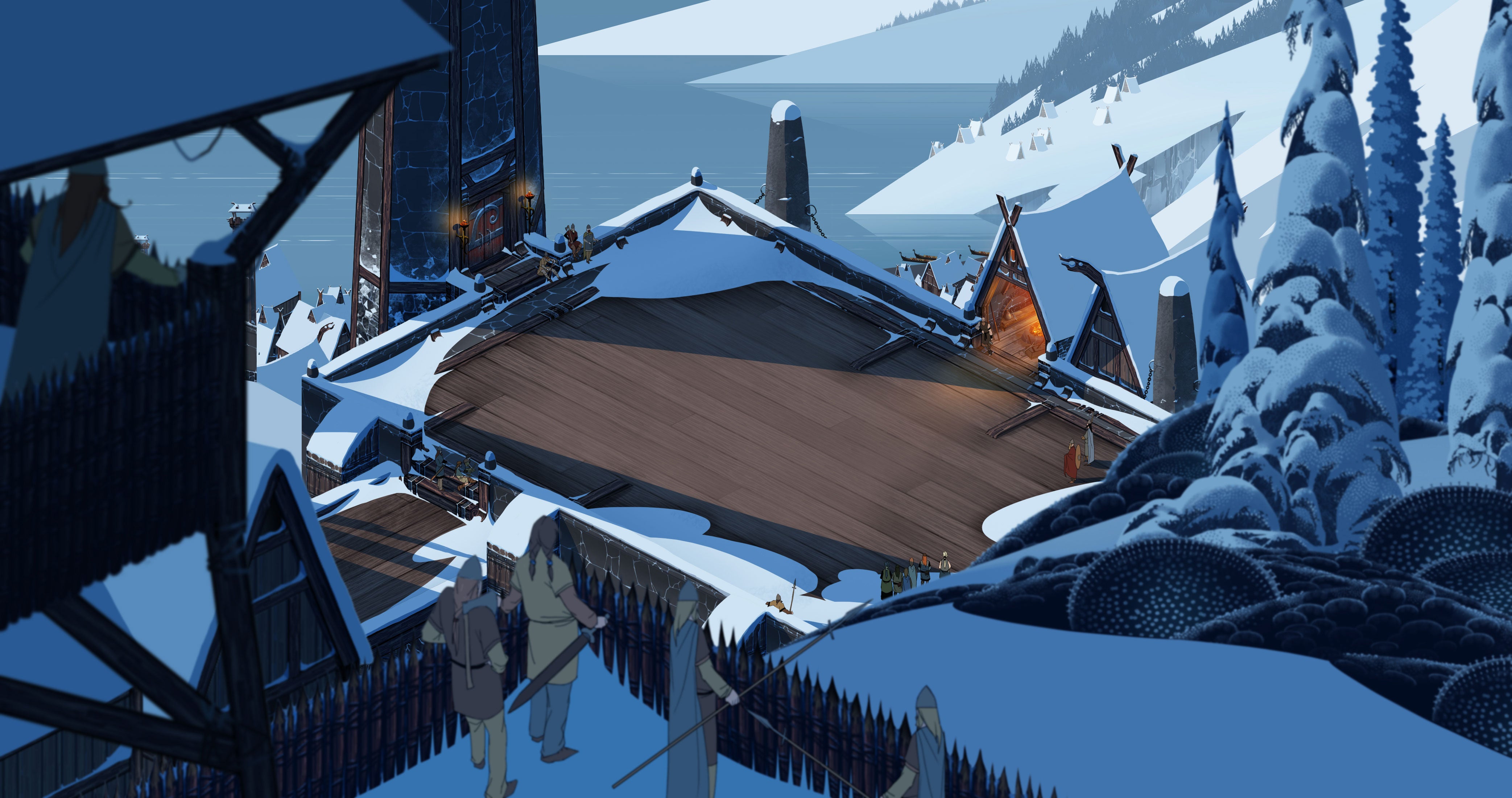 The Art Of The Banner Saga, One Of The Most Beautiful Video Games I've Ever Seen