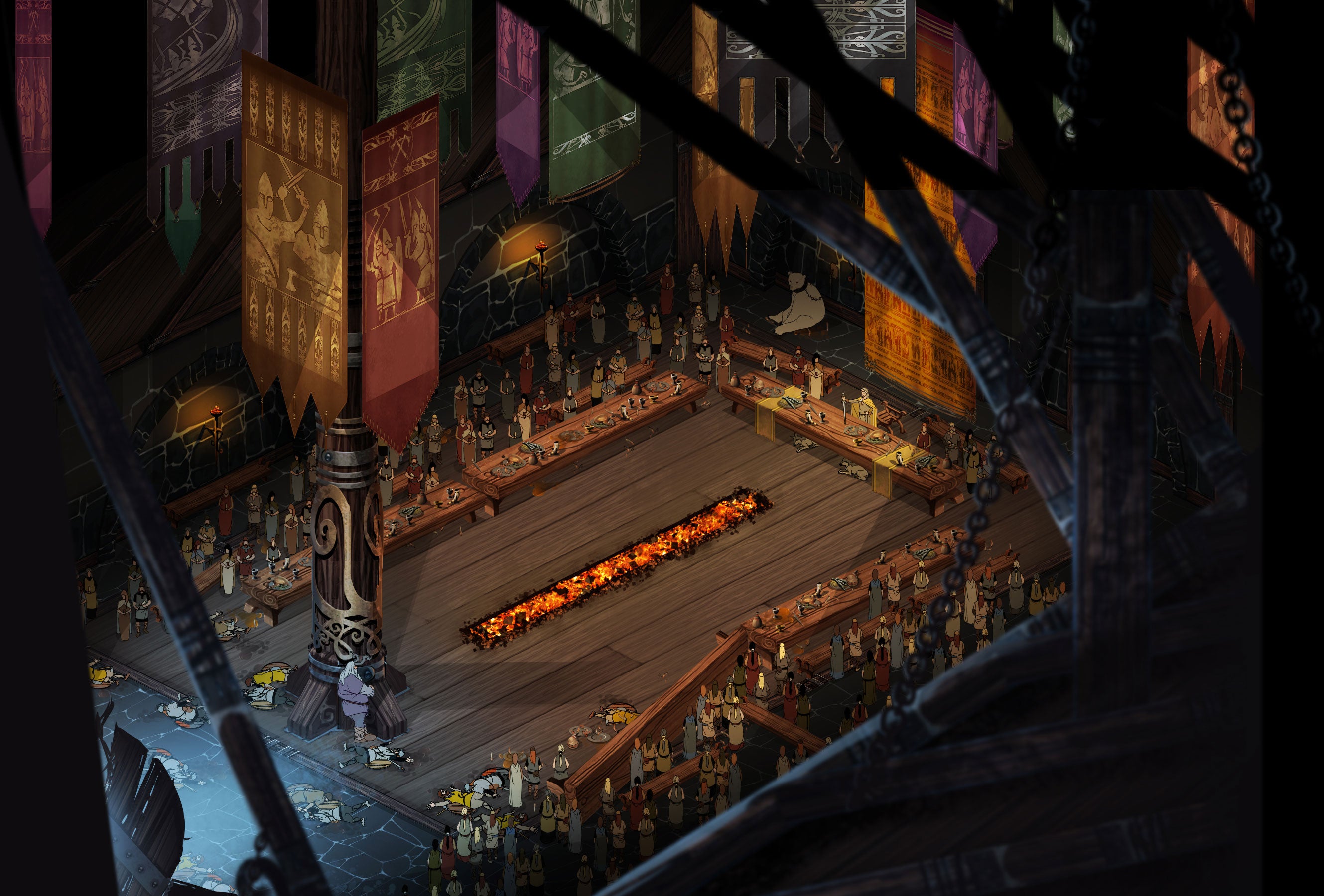 The Art Of The Banner Saga, One Of The Most Beautiful Video Games I've Ever Seen