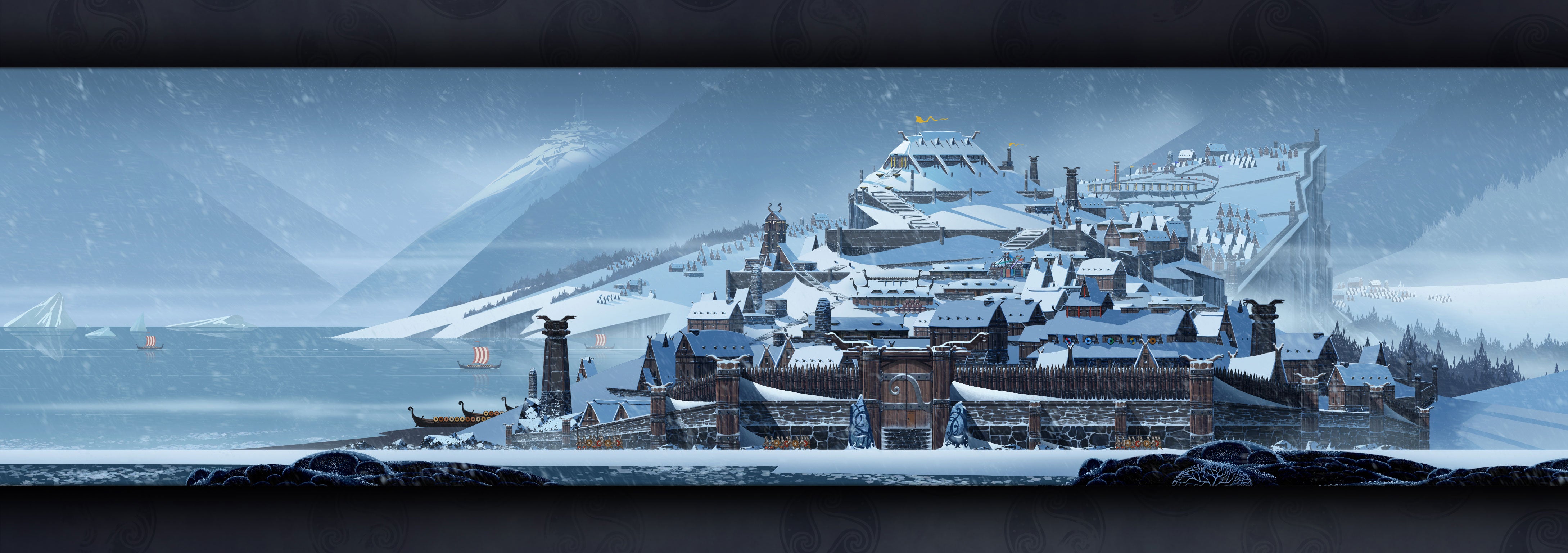 The Art Of The Banner Saga, One Of The Most Beautiful Video Games I've Ever Seen