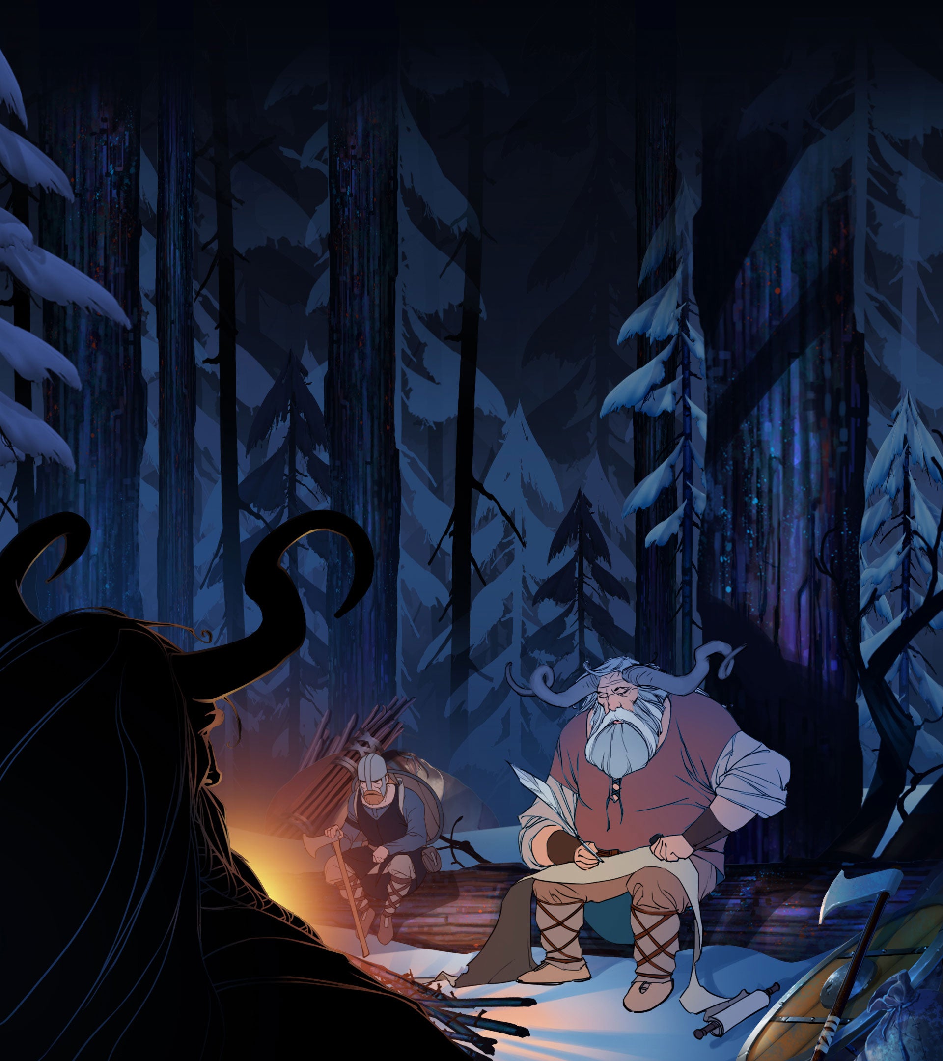 The Art Of The Banner Saga, One Of The Most Beautiful Video Games I've Ever Seen