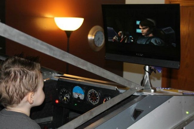 X-Wing Bed Gives Boy The Coolest Childhood On Record