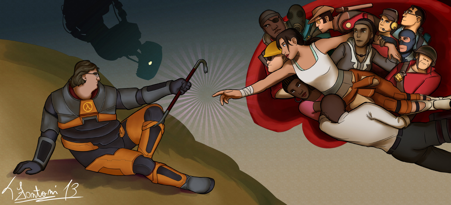 The Coolest, Weirdest Gabe Newell Fan Art We Could Find