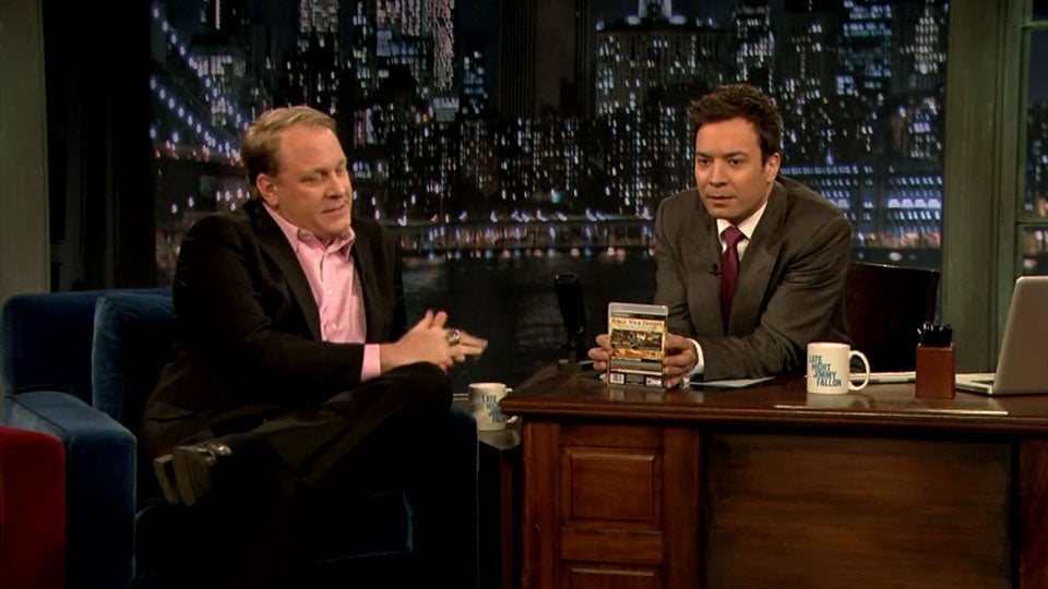 See Curt Schilling Shilling Kingdoms of Amalur on Jimmy Fallon