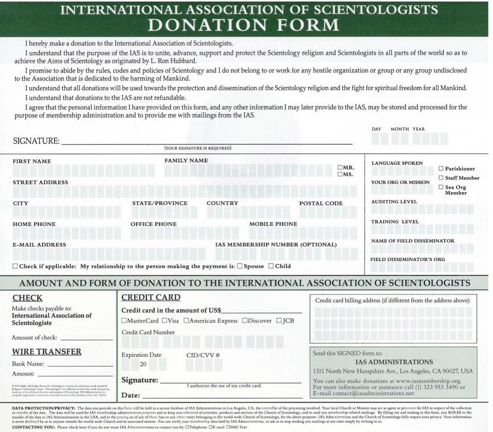 What Scientology's Japan Recruitment Letters Look Like