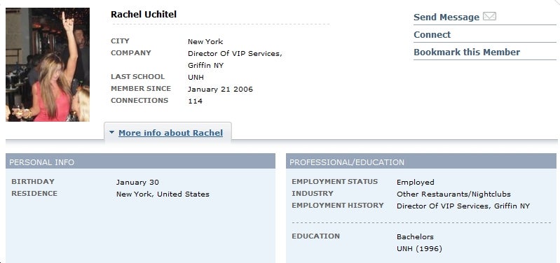 Rachel Uchitel, This Is Your Future