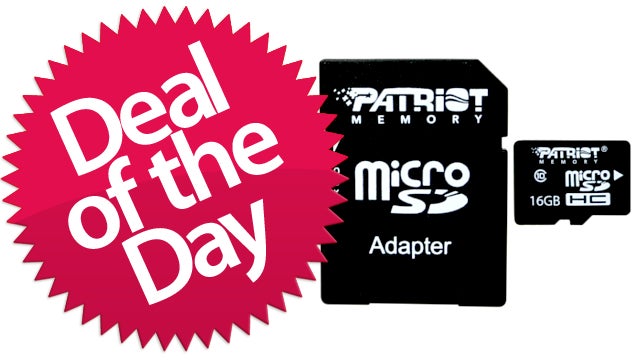 This 16GB Class 10 Micro SDHC Is Your Itty-Bitty Deal of the Day