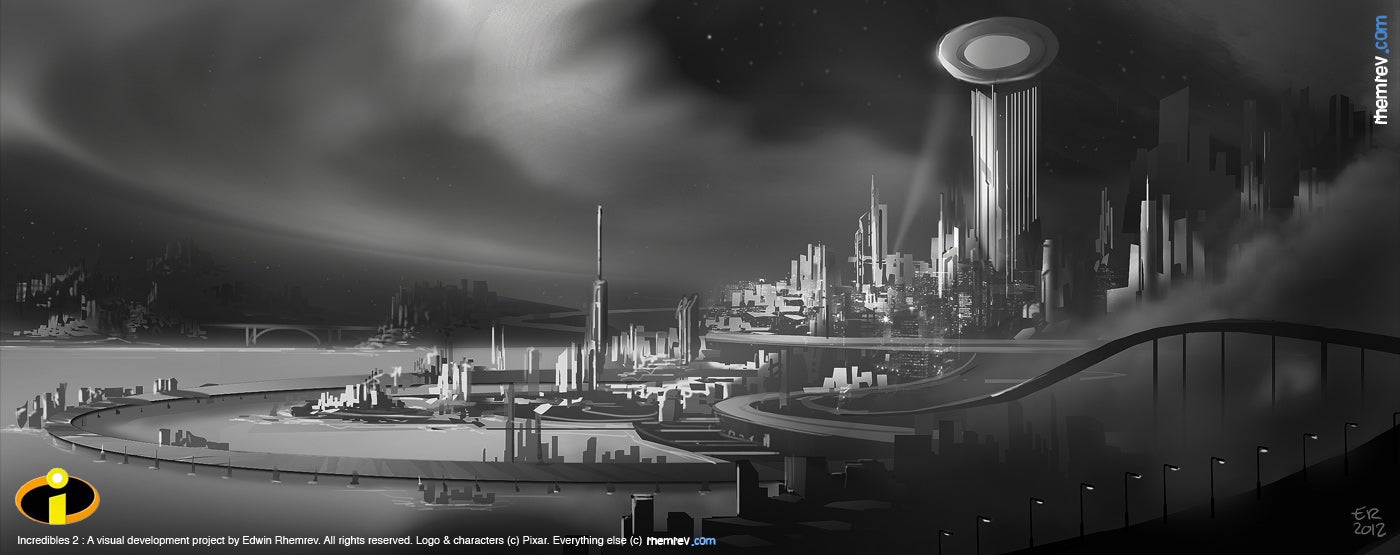 Gorgeous fan-made Incredibles 2 concept art makes us wish this was a real movie
