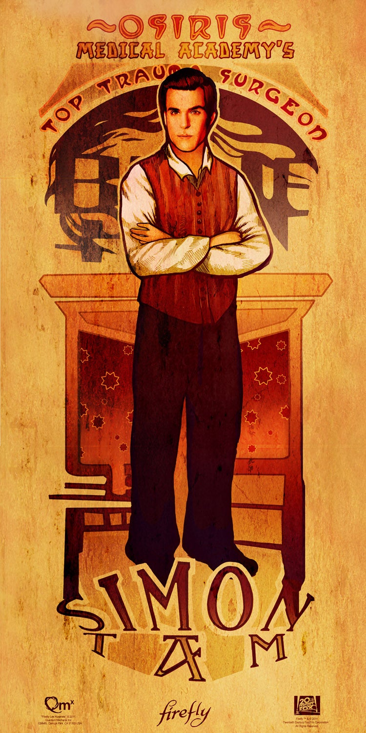 Beautiful Damn Heroes, Part 2: Art Nouveau Tributes to the Men of Firefly