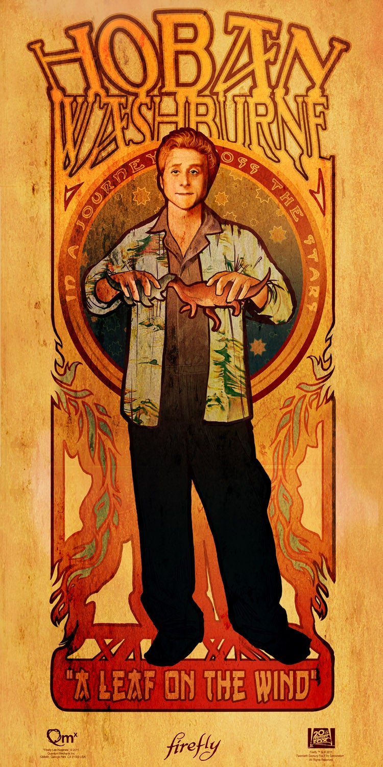 Beautiful Damn Heroes, Part 2: Art Nouveau Tributes to the Men of Firefly