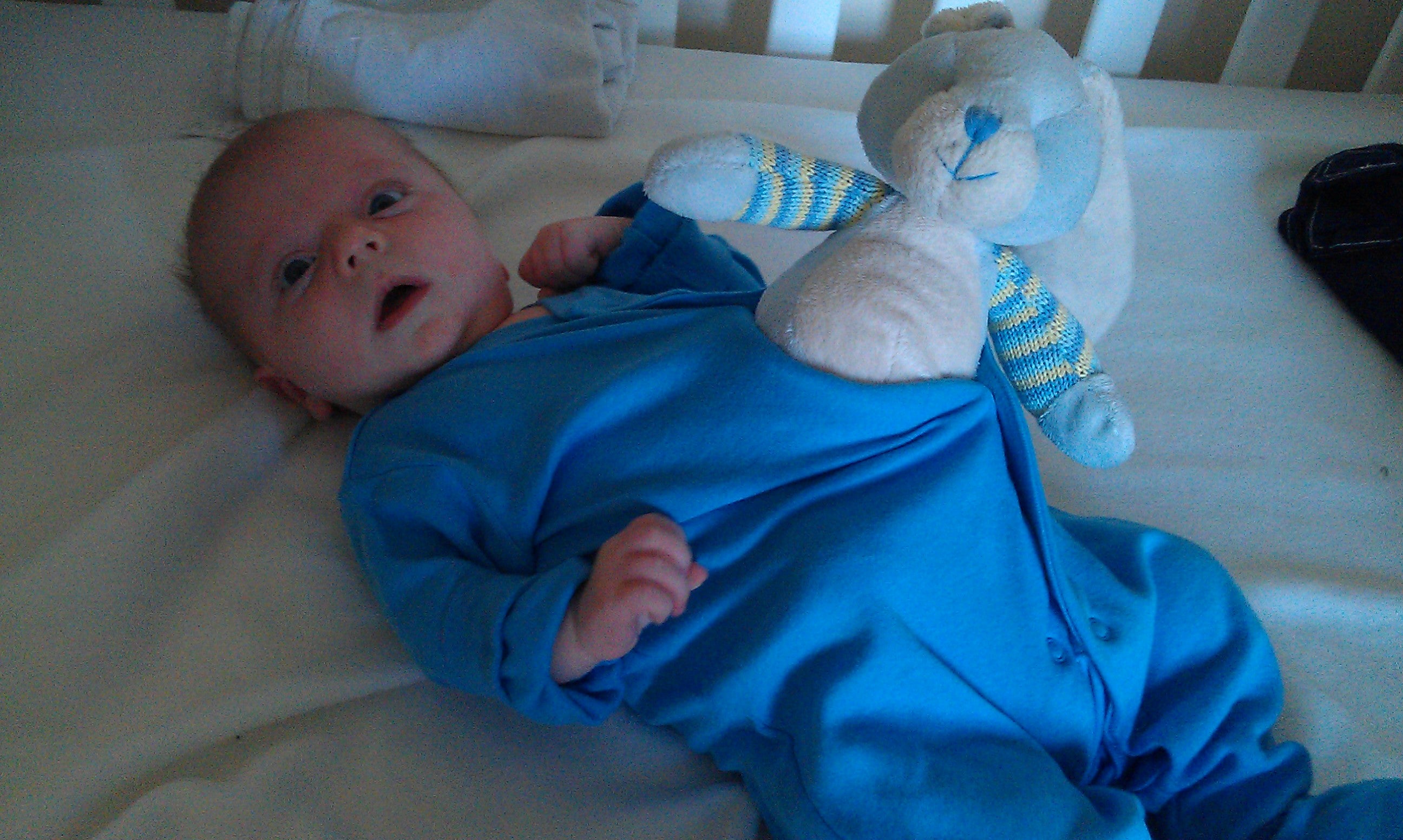 A blissfully confused baby reenacts scenes from classic scifi and fantasy films