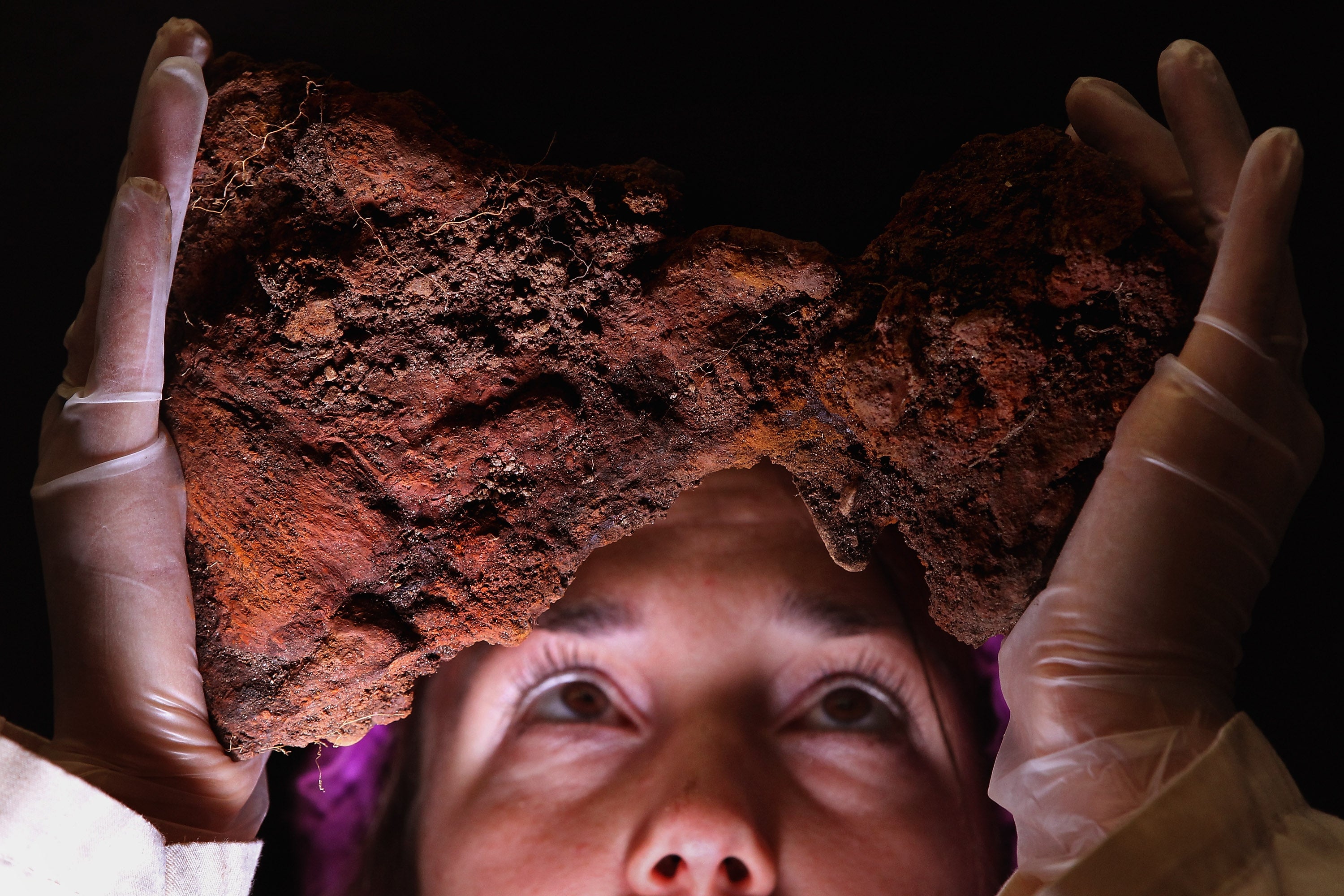 Amazing Discovery: Viking tomb includes a warrior's boat, axe, spear and sword