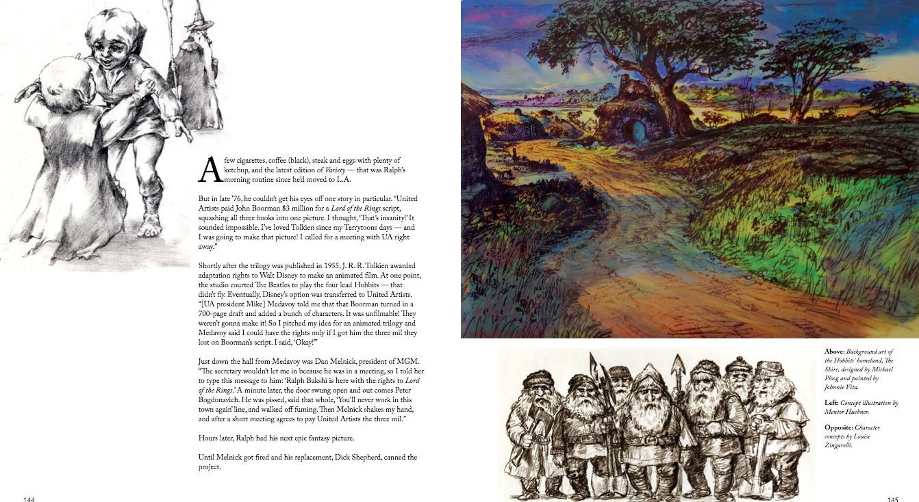 Absolutely Stunning Concept Art from Ralph Bakshi's Animated Lord of the Rings