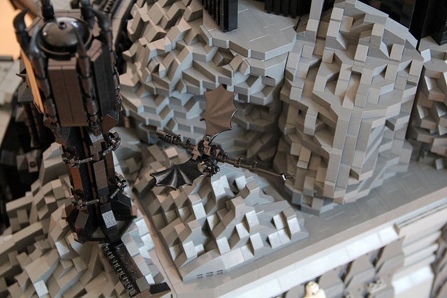 LEGO Mordor cannot be reached with plastic eagles
