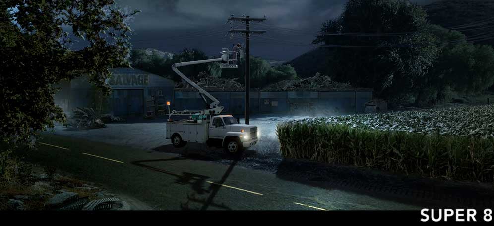 An astounding collection of Super 8 concept art for the Spielberg fetishist