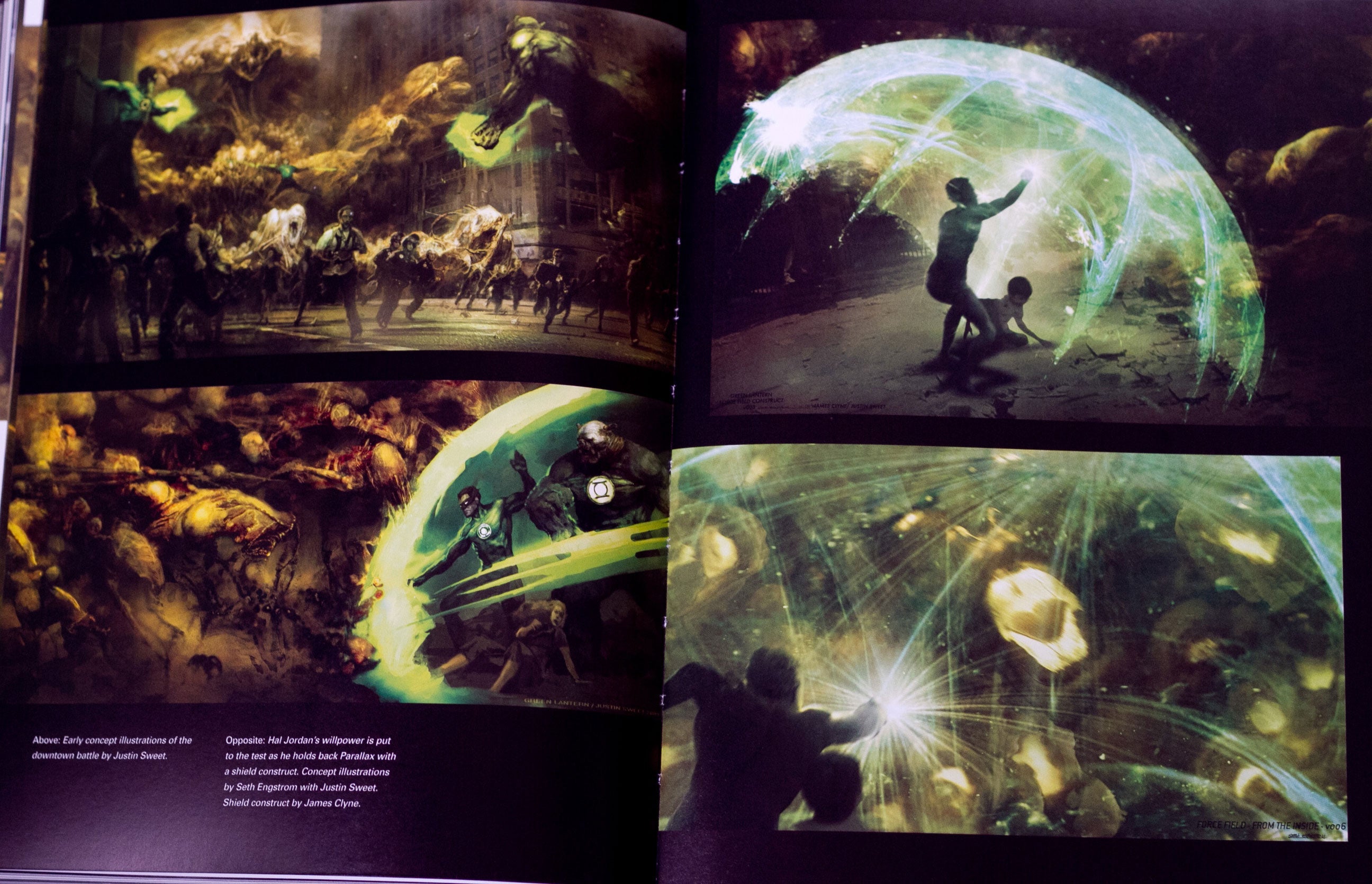 Mark Strong wore full Sinestro makeup and prosthetics on the Green Lantern set