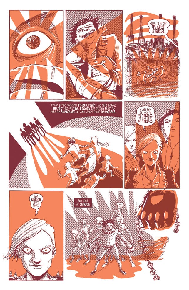 Chug some moloko and read this comic book pitch for A Clockwork Orange