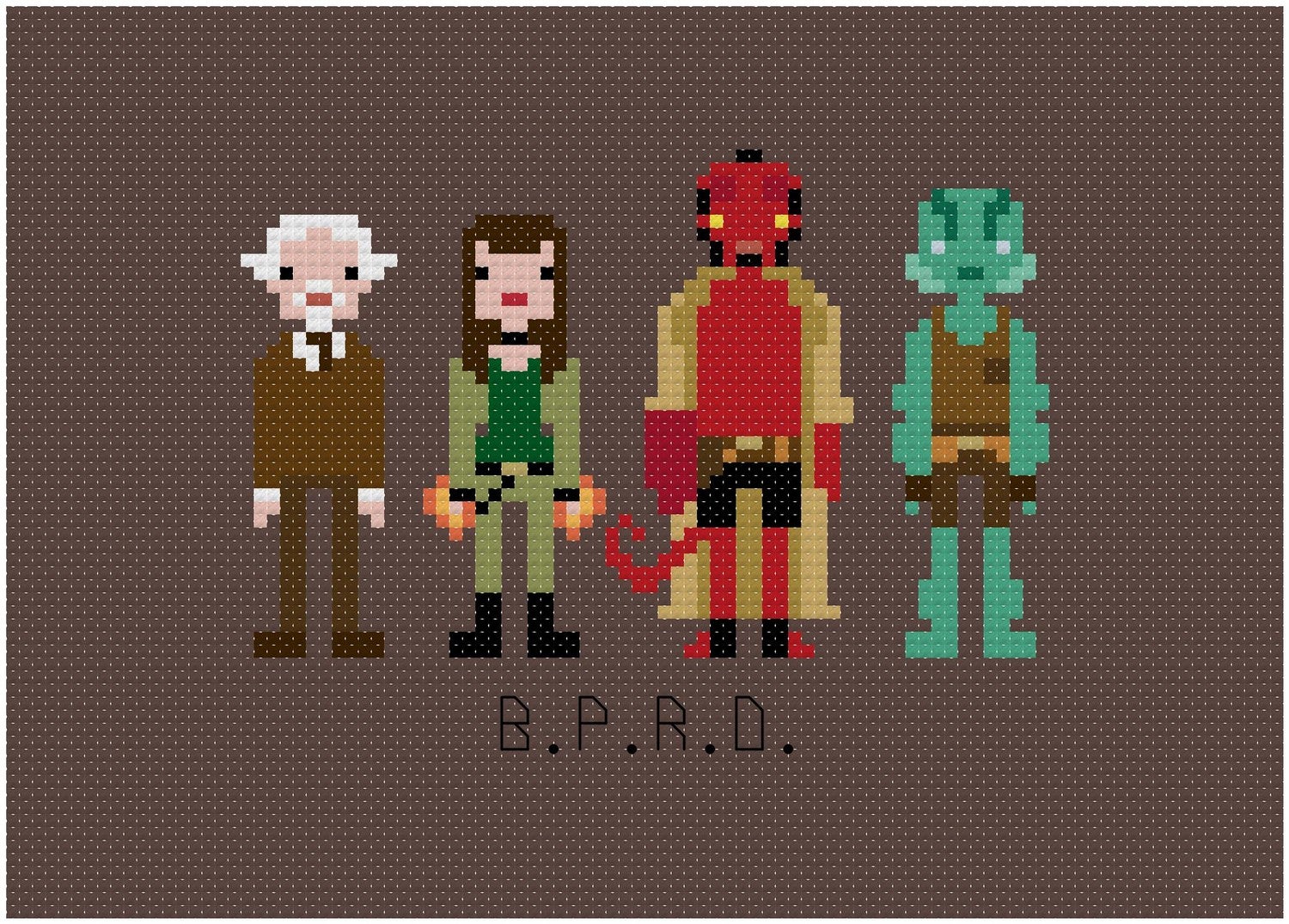Embroidered samplers put scifi heroes in stitches
