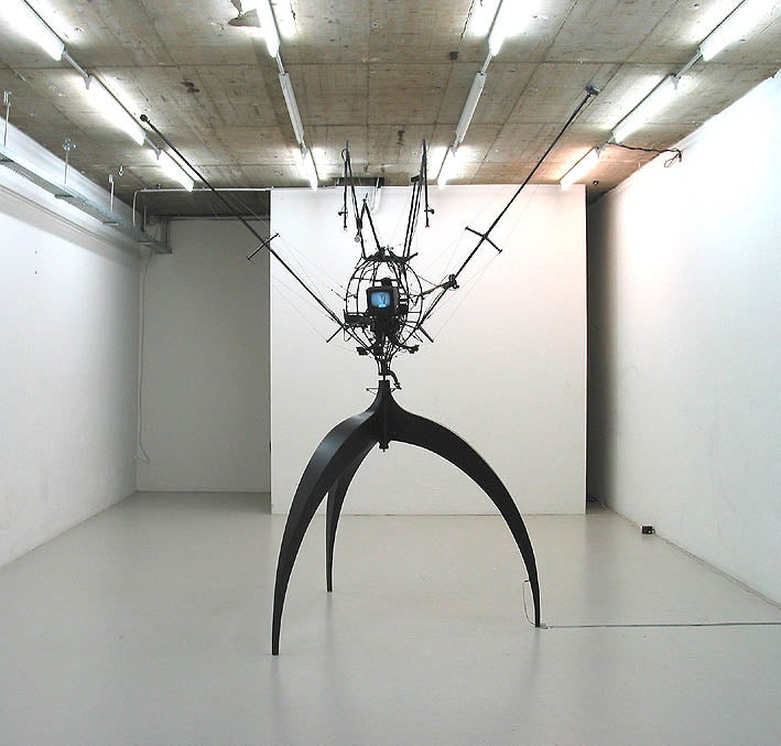 Robotic Sculptures Are Surveillance Cameras in Disguise