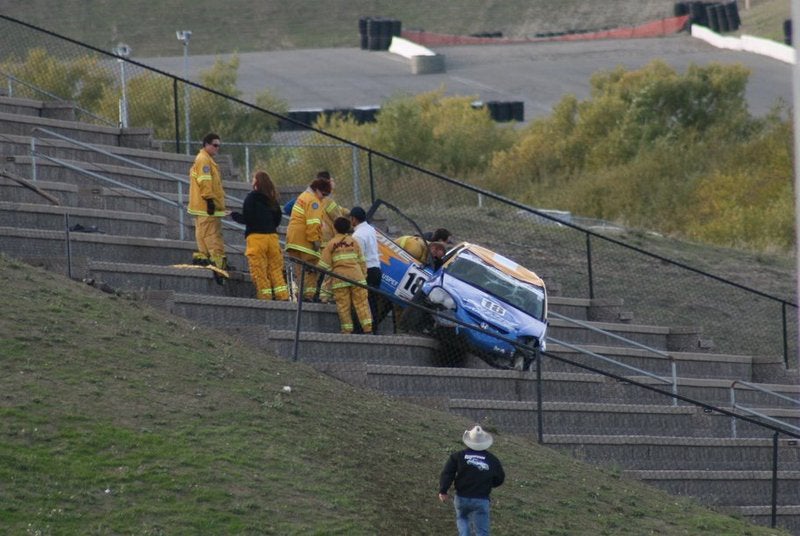 Spoon Sports JDM Honda Integra Launches Into Stands, Miraculously Injures No One