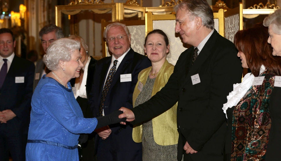 Even the Queen of England Is Starstruck by Alan Rickman