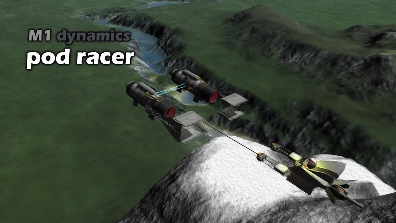 Star Wars Podracer from Kerbal Space Program Can Actually Fly