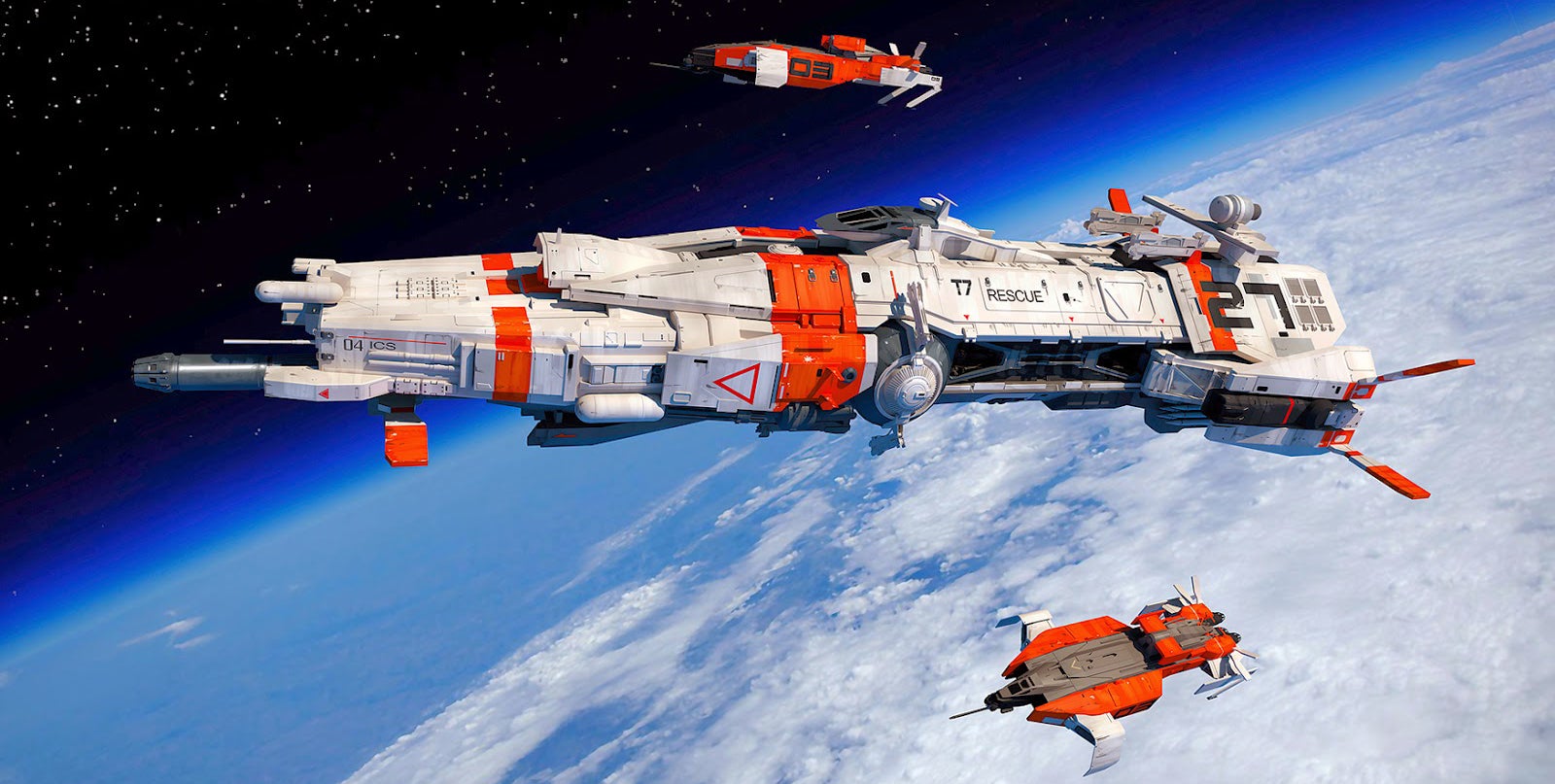 I want to work and live in these awesome spaceships