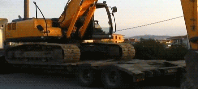 What to do if your truck runs out of gas and you carry an excavator