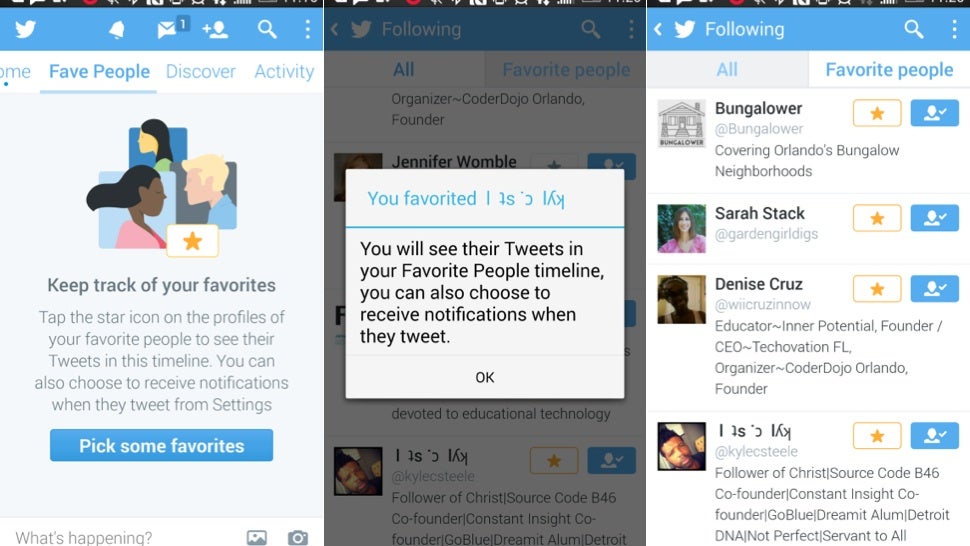 Twitter Is Reportedly Testing a &quot;Fave People&quot; Timeline...For Your Favs