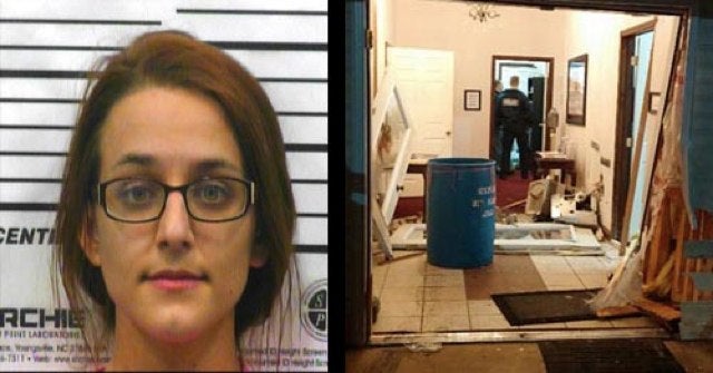 Woman Stabs Husband for &quot;Worshipping Nascar,&quot; Crashes Car Into Church