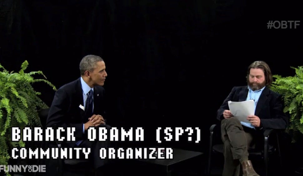 Zach Galifianakis Interviewed President Obama on Between Two Ferns