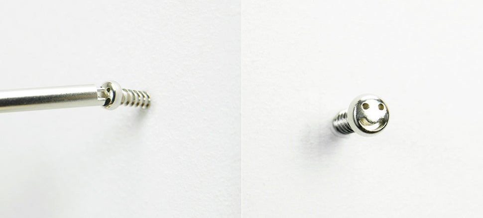 These Smiley Face Screws Are Wildly Impractical But Utterly Adorable