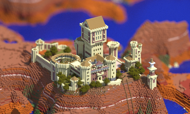 A Beautiful Render Of The Landscape Of Minecraft | Kotaku Australia