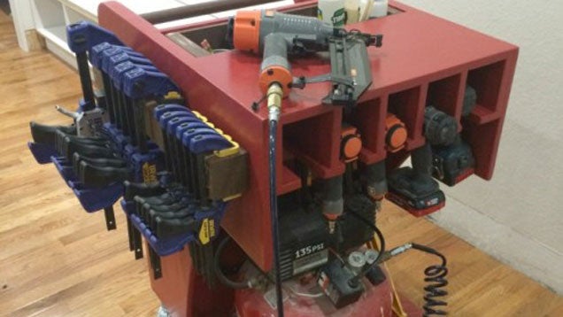Build A Rolling Air Compressor And Tool Cart To Stay Ultra 