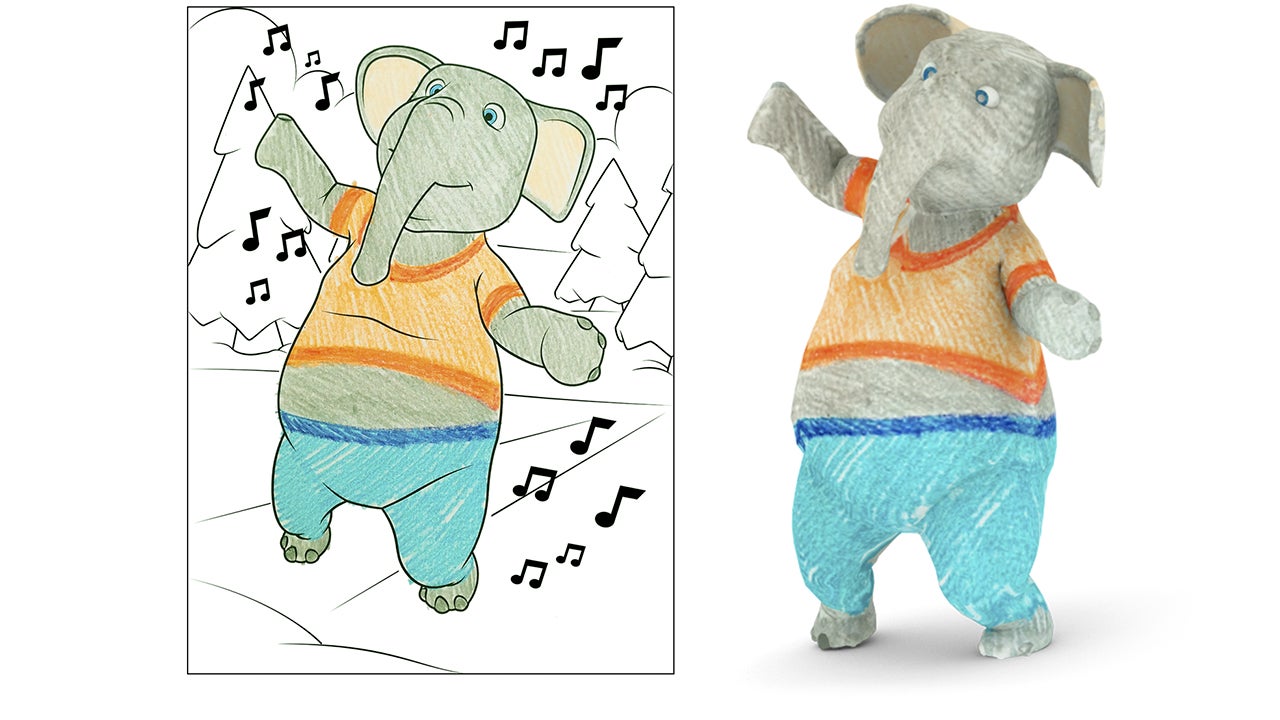 Disney Has Invented 3D Colouring Books