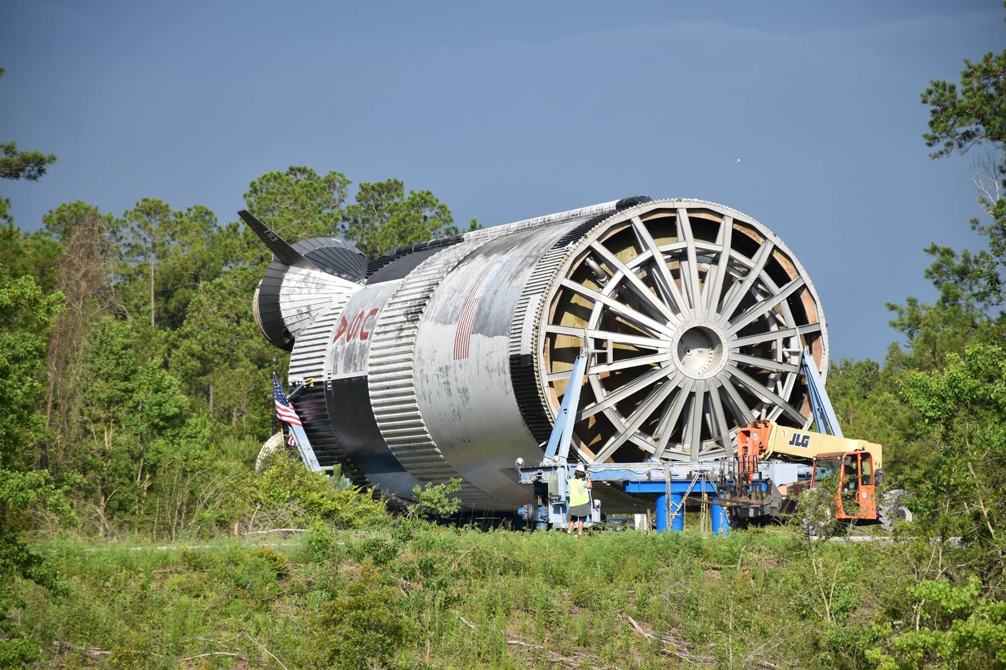 NASA's last Apollo Saturn V Rocket is on its Way to Mississippi Instead of the Moon