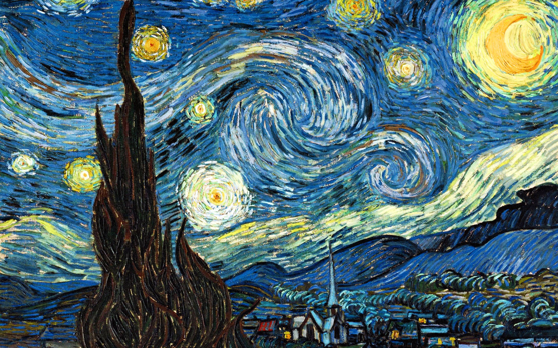 starry night screen savers